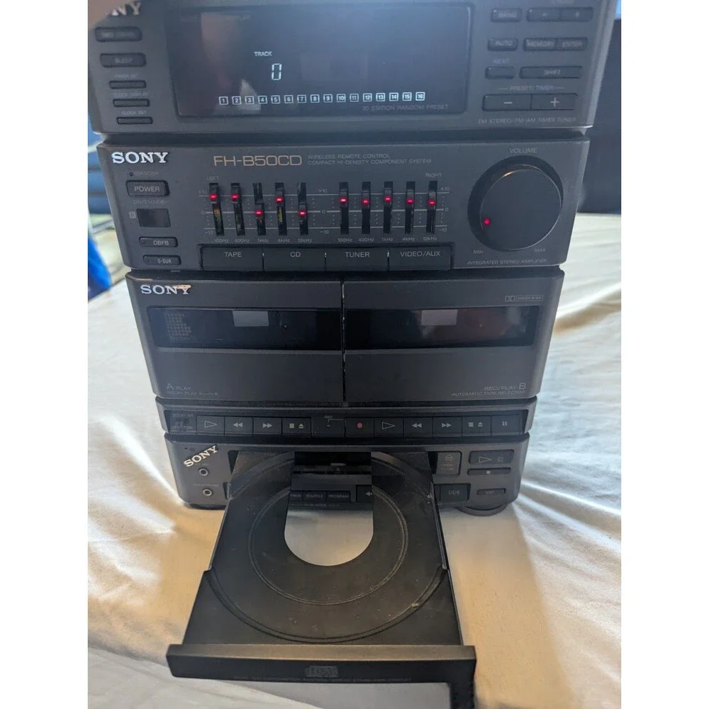 Sony FH-B50CD Compact Shelf Stereo Without Speaks (Read The Description!)